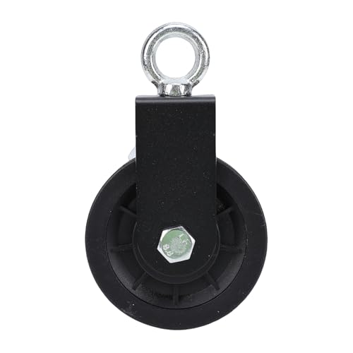 Diydeg Cable Pulley Wheel, 360 Rotatable Silent Detachable Traction Wheel, 440Lbs Load Mute Swivel Fitness Pulley for DIY Gym System, Equipment Replacement, Hoist