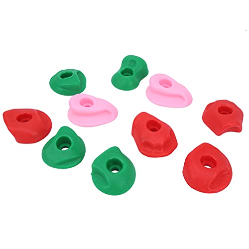 10pcs Rock Climbing Holds,Climbing Rock Wall Grips with Mounting Hardware for Kids and Adults - size: Small size 10 pieces