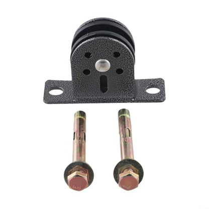 Fixed Pulley Block with Stainless Steel Sheave and Double Bearing System for 3mm-10mm Wire Rope,Silent Lifting Assembly up to 600 lbs for Gym Equipme