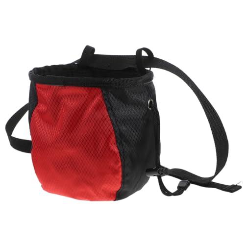 BESPORTBLE Chalk Bag for Climbing and Weightlifting Outdoor Pouch for Gymnastics Lightweight Portable and Design Secure Drawstring Closure to Prevent Chalk Leakage