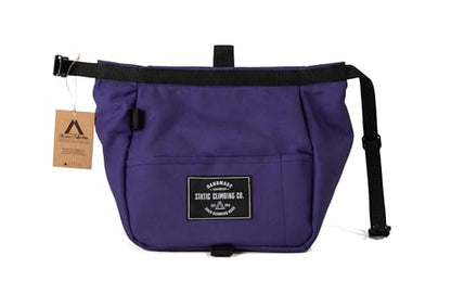 STATIC Chalk Bucket for rock climbing -Bouldering Chalk Bucket - color: Purple