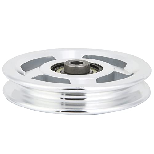 Brrnoo Cable Pulley System Gym, Aluminium Alloy Fitness Pulley Pulley System Pulley Wheel Attachments Fitness Pulley Strength Training Accessory - size: Diameter 115mm