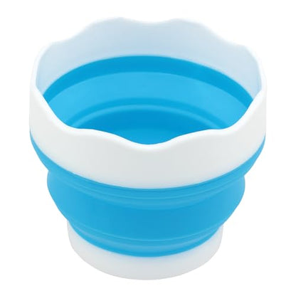 Creative Mark Collapsible Paint Brush Water Cup 10oz Capacity - Durable & Leak-Proof, Space-Saving Design, Ideal for Artists, Travel, Plein Air Painting, Mural Painters, Studio Use - size: 10oz Cup