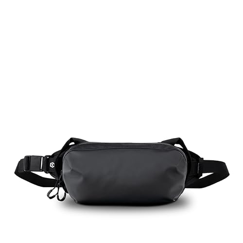WANDRD All-New D1 Fanny Pack - Crossbody Carry Bag for Hiking, Traveling, Festivals, Sports, and More - Weather-Resistant for Phones, Wallets, Keys, and Camera (Black) - color: Black
