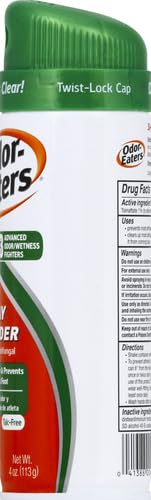 Odor-Eaters Foot Spray Powder 4 Oz (Packaging May Vary) (Pack of 2) - size: 4 Ounce (Pack of 2)