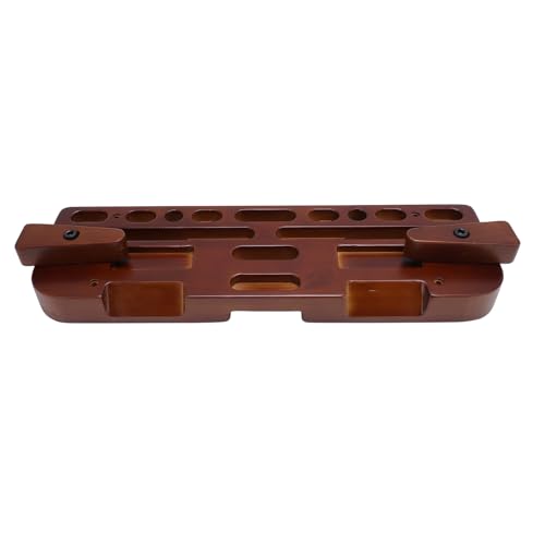 Alomejor Rock Climbing Hangboard, Wooden Fingerboard for Training Finger Grip and Pull Up Strength, with Various Lengths and Depths of Finger Holes, for Rock Climbing Enthusiasts