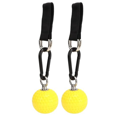 1 Pair Climbing Training Grip Balls with Straps, Non-Slip PU Material Pull Up Grips for Hand and Muscle Strength Training, Compatible with Indoor and Outdoor Horizontal Bars