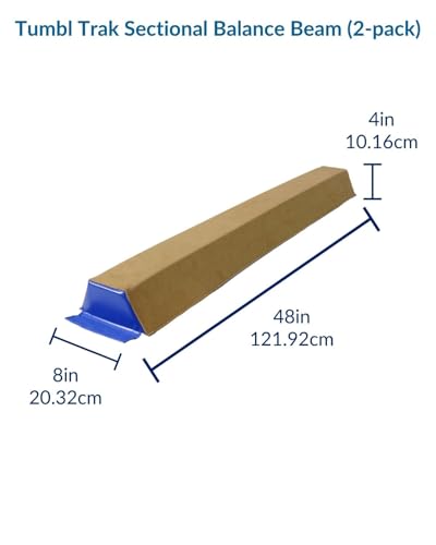 Tumbl Trak Sectional Floor Balance Beam - style: Pack of 2
