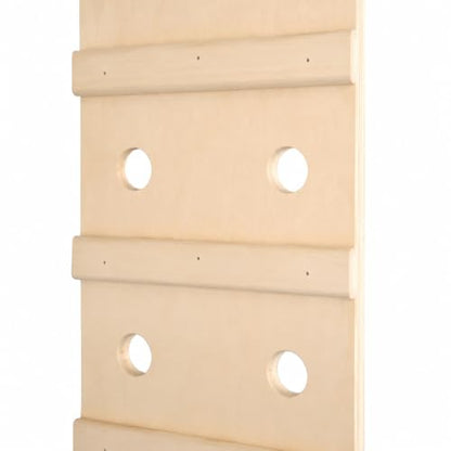 Home Climbing Wall Panel, 1.22 × 2.44 m Solid Material, Wall-Mounted Indoor Climbing Panel, Physical Training & Active Play, Fingerboard - style: Fingerboard