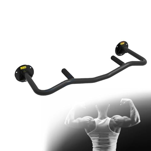 Wall-Mounted Pull-up bar, deep Space Style, Suitable for Installation Without Space Under The Wall, Strength Training Pull-up Bars, bar with Multi-Grip Foam Handle, Pull-up bar for Home Gym,A - size: A