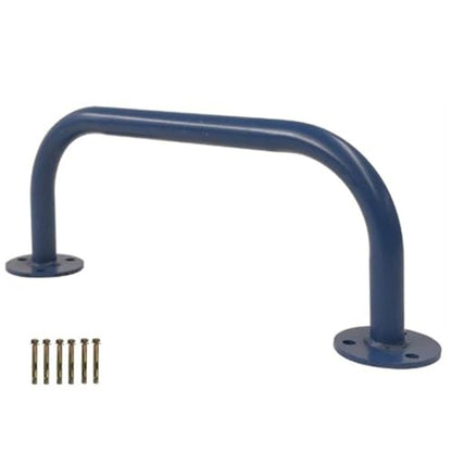 exproyzk 2pcs Carbon Steel Playground Handles - Monkey Bars Heavy Duty Ceiling Grab Bars - for Indoor Outdoor Climbing Frames, Treehouses, Wall Ladders(Blue) - color: Blue