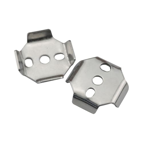 1 Set Towel Bar Replacement Parts for Replacing Wall Mounted Towel Bars Stainless Steel Screw Set Silver Hanging Tightening Screws (1.65in Round + 1.35in Hexagonal Fixing Piece)
