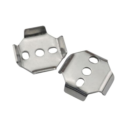 1 Set Towel Bar Replacement Parts for Replacing Wall Mounted Towel Bars Stainless Steel Screw Set Silver Hanging Tightening Screws (1.65in Round + 1.35in Hexagonal Fixing Piece)