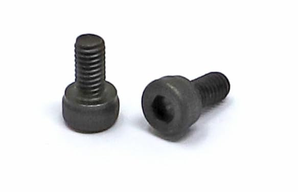 iexcell 100 Pcs M2.5 x 5mm Thread Pitch 0.45 mm Alloy Steel 12.9 Grade Hex Socket Head Cap Screws Bolts Kit, Black Oxide Finish - size: M2.5 x 5mm