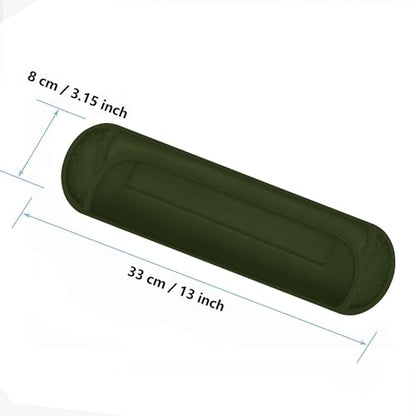 Ultra Thick & Breathable Universal Shoulder Pad Cushion for Bag - Long & Comfort - color: Army Green