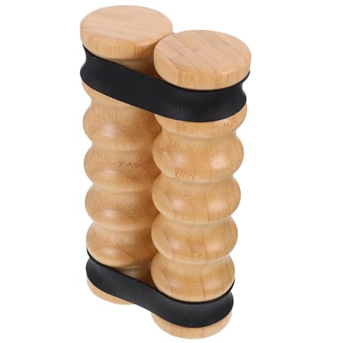 ABOOFAN Wooden Handle Resistance Bands Set, Portable Exercise Stick Kit for Full-Body Strength Training and Shoulder Rehab, Home Gym Workout Equipment