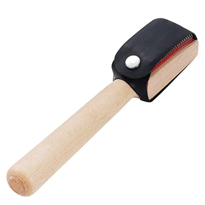 Jmkcoz Dancing Shoes Brush Wooden Suede Sole Shoe Brush Cleaner Cleaning Brush for Modern Latin Dance Shoes Wire Brush