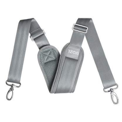 Shoulder Straps 79 inch Adjustable with Thick Soft Fixed Shoulder Pad | with Metal Swivel Hooks for Laptop Bag, Messenger Bag, Tool Bag, Camera,Luggage,for Mens and Womens - color: Grey