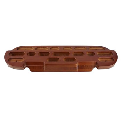 RiToEasysports Wooden Climbing Hangboard, Multiple Finger Hold Depths and Lengths Fingerboard for Home Gym Training, Rock Climbing Strength Building for Beginners and Athletes