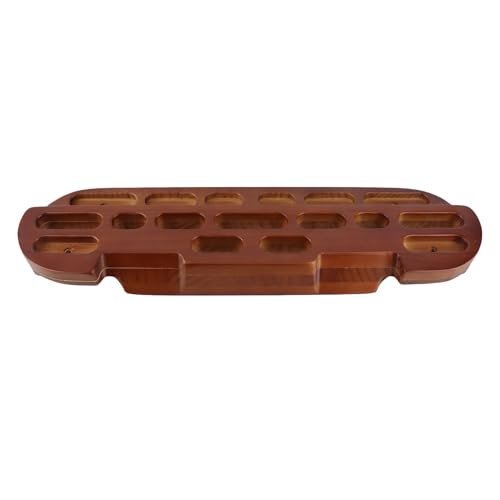 RiToEasysports Wooden Hangboard, Grip Strengthening Fingerboard with Various Lengths and Depths for Pull Up Training and Climbing Performance