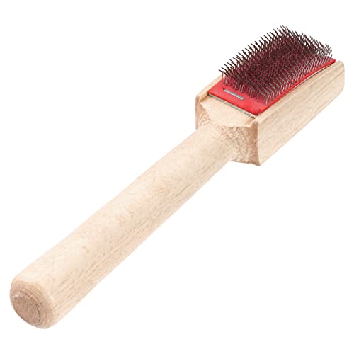 Jmkcoz Dancing Shoes Brush Wooden Suede Sole Shoe Brush Cleaner Cleaning Brush for Modern Latin Dance Shoes Wire Brush