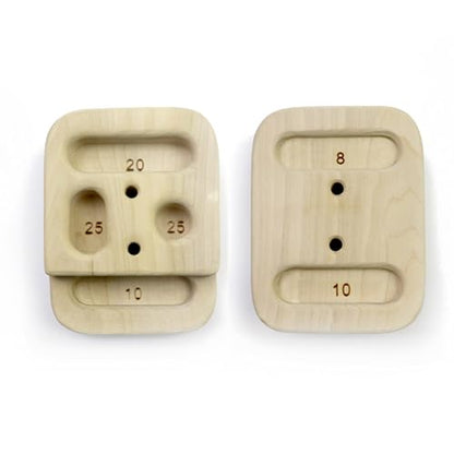 Portable Climbing Hangs Board Light Weight Indoor Outdoor Wood Hangs Board Finger Training Board Finger Grip Strengthene
