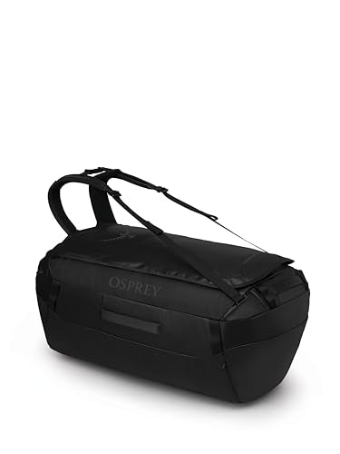 Osprey Transporter Lightweight Travel Duffel Bag - Extra Large Water Resistant Durable Gear Bag for Men and Women - color: Raven Black, style: 95l