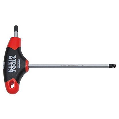 Klein Tools JTH6E14BE 5/16-Inch Ball End Hex Key with Journeyman T-Handle, 6-Inch - size: 5/16-Inch