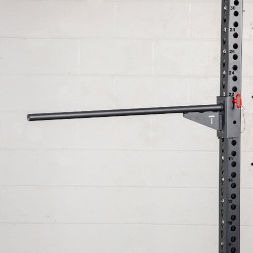Titan Fitness Rack Mounted Youth Pull-Up Bar, Fits T-3, X-3, or TITAN Series Power Rack, Chin-Up Station, Workout Bar, Rated 225 LB Capacity
