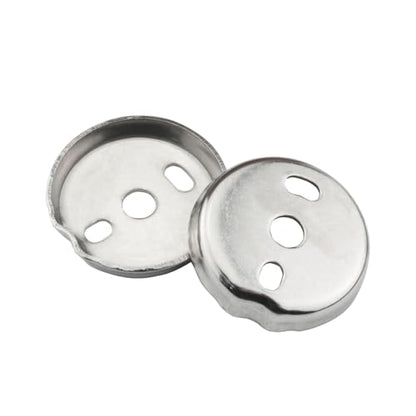1 Set Towel Bar Replacement Parts for Replacing Wall Mounted Towel Bars Stainless Steel Screw Set Silver Hanging Tightening Screws (1.65in Round + 1.35in Hexagonal Fixing Piece)