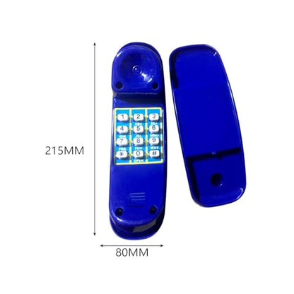 Simhoa Pretend Phone Telephone Children’s Equipment Outdoor Climbing Frame Accessories PP Material Suitable for Playground Treehouse, Blue - color: Blue