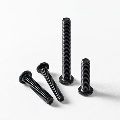 1/4-20 x 1 (25 Pack) Flat Head Hex Socket Cap Screws Bolts, Black Oxide 304 Stainless Steel 18-8, Hex Drive, Bright Finish, Fully Machine Thread - size: 1/4-20 x 1"