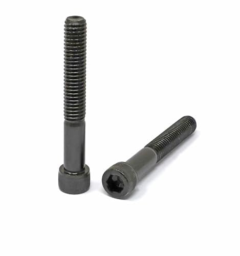 iexcell 5 Pcs 3/8-16 x 2-3/4" Partially Threaded Alloy Steel 12.9 Grade Hex Socket Head Cap Screws Bolts Kit, Black Oxide Finish - size: 3/8-16 x 2-3/4" ( Partially Threaded )