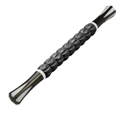 NuRich Muscle Roller Stick – 9-Roller Deep Tissue Massage Stick for Athletes – Trigger Point & Myofascial Release Tool for Legs, Calves & Back – 17.5 in Physical Therapy & Recovery Roller