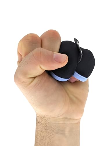 BJJ Outer Double Finger Sleeve Tape Replacement (Pinky-ring/Pointer-middle finger) (X-Small) - size: X-Small