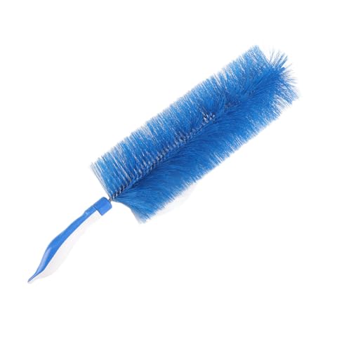 Fan Dusting Brush Long Handle, Flexible Bendable Multipurpose Cleaning Brush for Household Fans Air Conditioners Blue 16.54 Inch