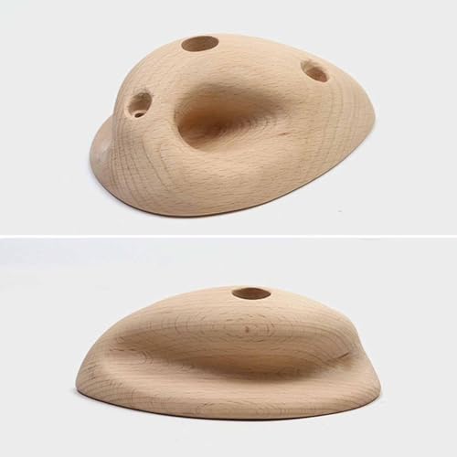 predolo 2Pcs Rock Climbing Holds Compact Core Strength Portable Climbing Wall Grips
