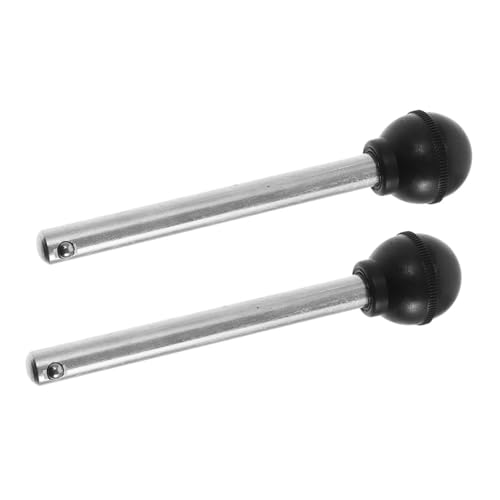 BESPORTBLE 2Pcs Weight Loading Pin with Ball Head Locking Mechanism for Gym Equipment Versatile Safety Pins for Weight Plate Attachment Lightweight and Portable Fitness Tool