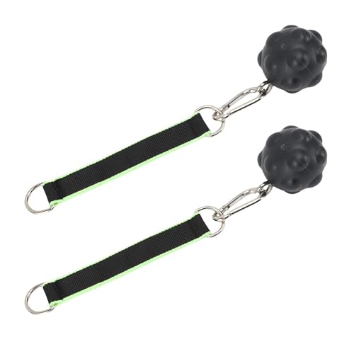 RiToEasysports Pull Up Ball Grips, TPE Climbing Training Balls with Stainless Steel for Strength Trainer, Kettlebell Barbell Home Gym Workout - color: Grey