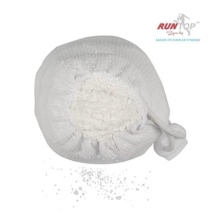 RUNTOP 2.4OZ Refillable Magnesium Carbonate Powder Gym Chalk Ball Bag Sock for Weightlifting Cross Fitness Training Gymnastics Rock Climbing Deadlifting Workout Bouldering Billiards Pole Dancing