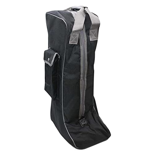 Horse Riding Tall Boot Bag, Equestrian Equipment Organizer, Portable Storage Pouch for Knight Boots, Home Carry Bag - color: grey