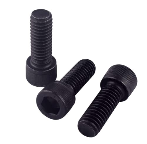 10Pcs 3/8-16 x 1 Socket Head Cap Screws Bolts, 12.9 Grade Alloy Steel Black Oxide Finish, Allen Hex Drive, UNC Coarse Full Thread - size: 3/8-16 x 1" (10PCS)