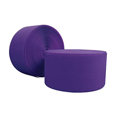 Envirolite Hook Fastener | 4" Wide, 42' Long | Gymnastics and Cheer Mat Tape | Nylon Hook for Carpet Bonded Foam Seams - Purple - style: Purple