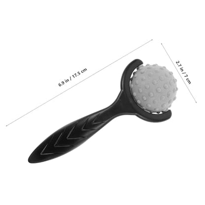 Cabilock Handheld Muscle Massage Stick with Trigger Point Roller Ball, Palm Back Massager for Muscle Relaxation and Fitness, Portable Therapy Tool for Yoga and Travel