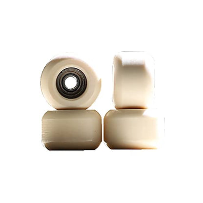 NOAHWOOD Fingerboards PRO Handmade Wheels no Logo (No CNC) (Beige ii) - color: Active White