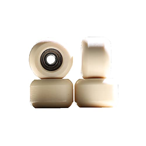 NOAHWOOD Fingerboards PRO Handmade Wheels no Logo (No CNC) (Beige ii) - color: Active White