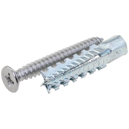 Heyous 20PCS M6x32 Heavy Duty Metal Hollow Wall Anchor with Screws Hardware Fasteners Wooden Walls and Hinge Holes Repair Fittings