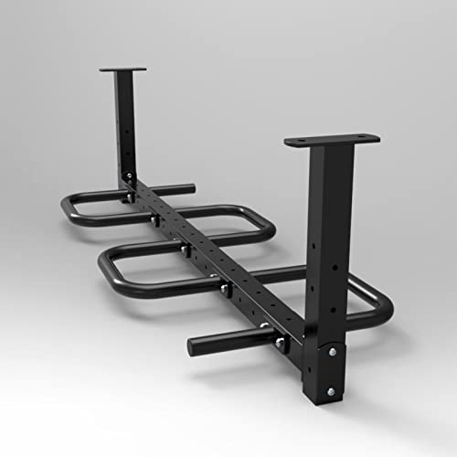 Heavy Duty Multi Grip Pull Up Bar Ceiling Mount, Multifunction Exercise Hanging Bar for Home Workouts, Indoor Upper Body Trainer Strength Training Pull-Up Bars, Steel, Max Load-Bearing 1100lbs - color: 1 siamesed