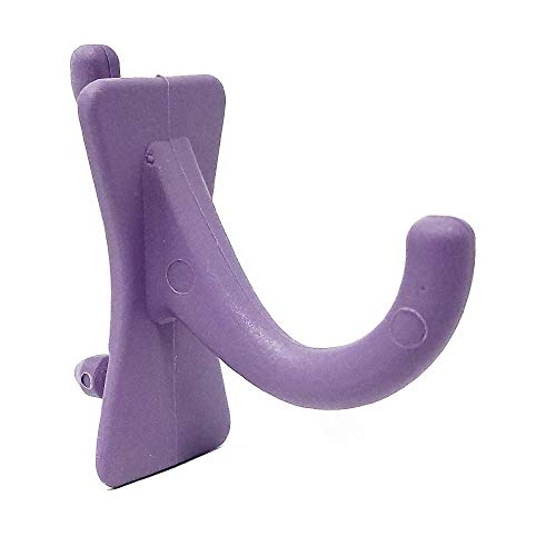 PegPro® J Hooks Kit for Standard “Wood Fiber” pegboard – Durable Plastic Pegboard Hooks - for Garage, Kitchen, Craft Room, and More (J Hook - 24 Pack, Purple) - color: Purple, size: J Hook - 24 Count