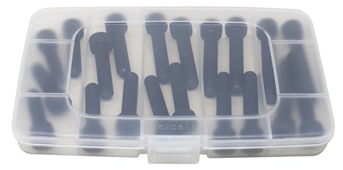 iexcell 20 Pcs M8 x 30/35/40/45/50 Alloy Steel 12.9 Grade Hex Socket Head Cap Screws Bolts Assortment, Black Oxide Finish - size: M8 x 30/35/40/45/50mm